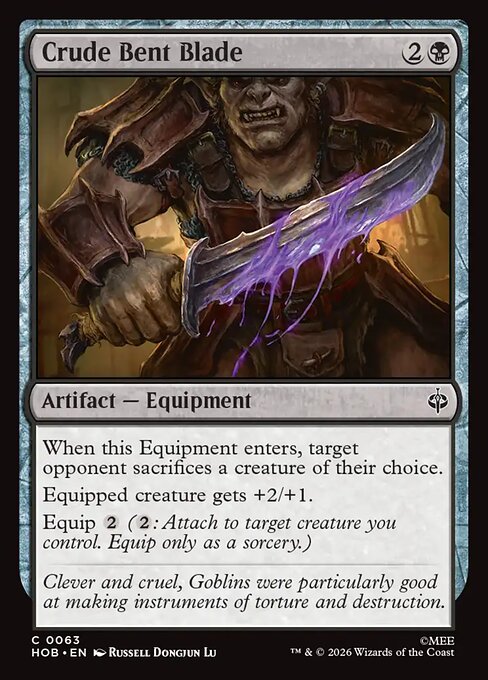 Crude Bent Blade (Foil) - The Hobbit