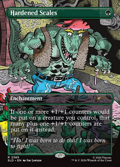Hardened Scales (Foil) - Secret Lair Drop Series