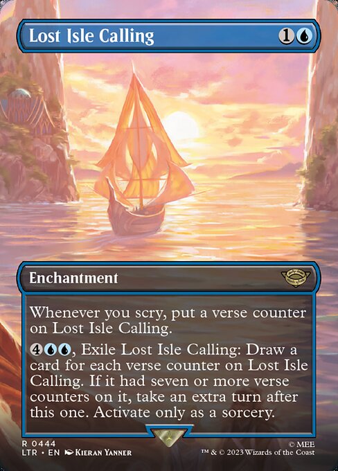 Lost Isle Calling (Borderless) - Universes Beyond: The Lord of the Rings: Tales of Middle-earth