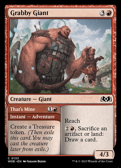 Grabby Giant - Wilds of Eldraine