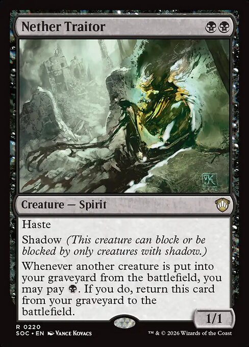 Nether Traitor - Commander: Secrets of Strixhaven