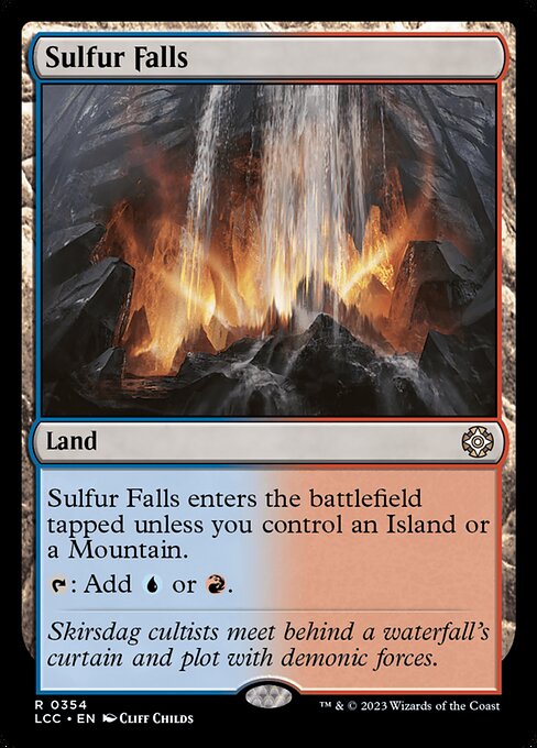 Sulfur Falls - Commander: The Lost Caverns of Ixalan