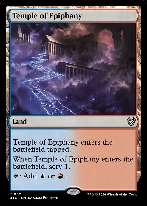 Temple of Epiphany - Commander: Outlaws of Thunder Junction
