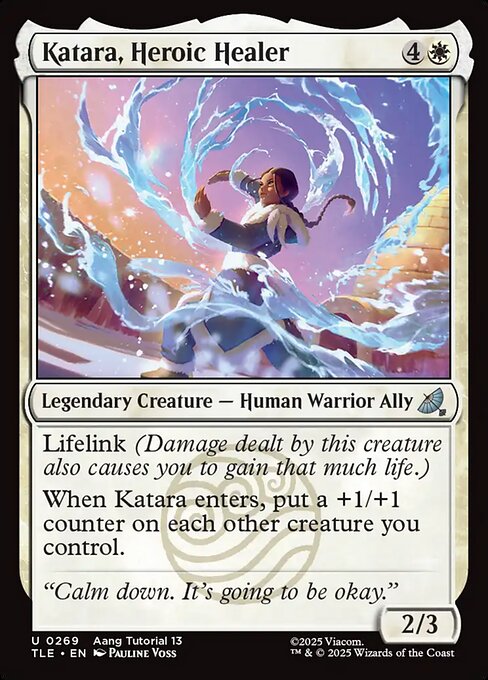 Katara, Heroic Healer (Foil) - Avatar: The Last Airbender Eternal