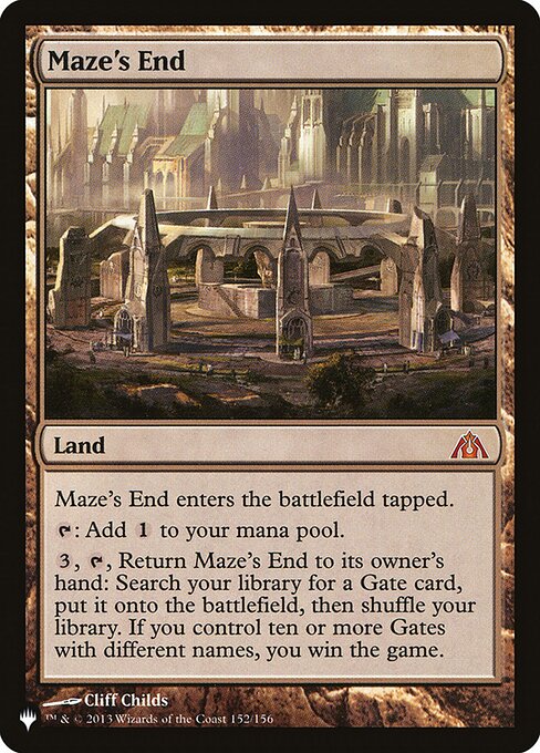 Maze's End - The List Reprints