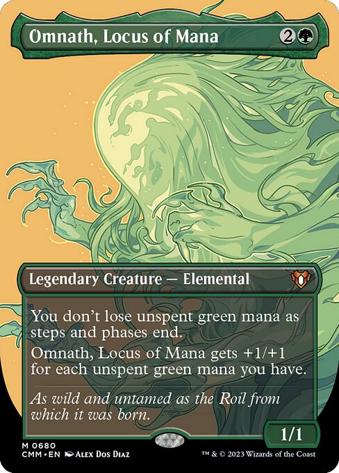 Omnath, Locus of Mana (Borderless) - Commander Masters