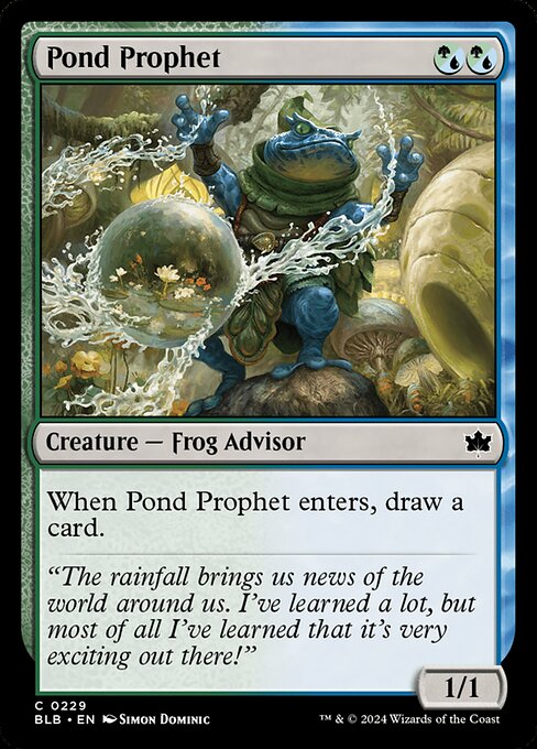 Pond Prophet (Foil) - Bloomburrow