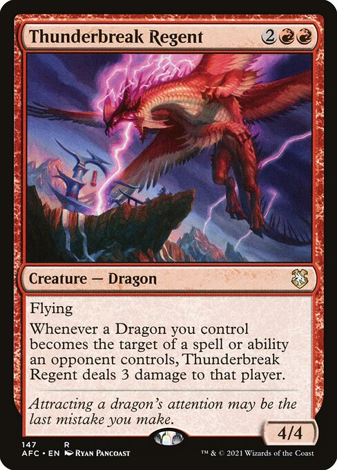 Thunderbreak Regent - Commander: Adventures in the Forgotten Realms