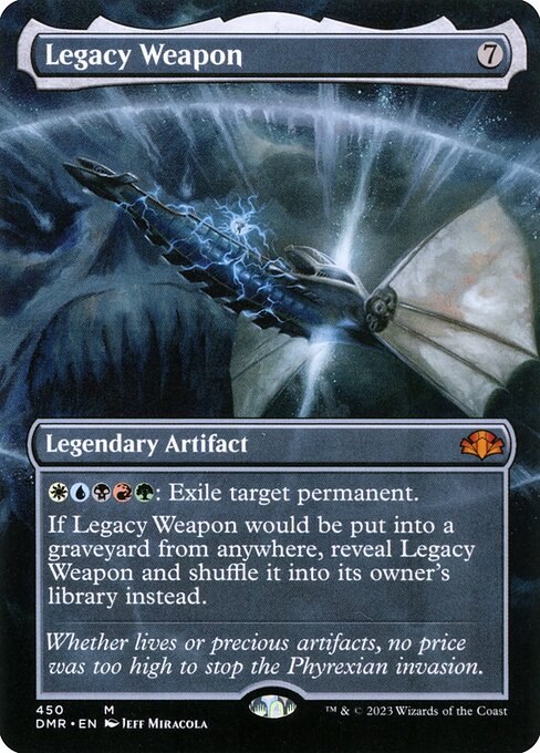 Legacy Weapon (Borderless) (Foil) - Dominaria Remastered