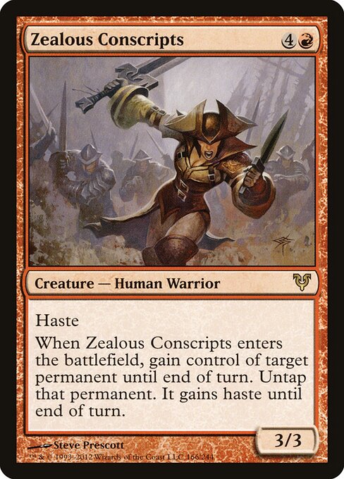 Zealous Conscripts (Foil) - Avacyn Restored