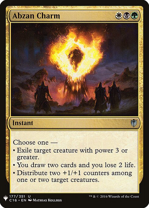 Abzan Charm - The List Reprints