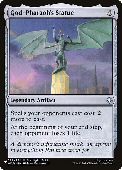 God-Pharaoh's Statue - The List Reprints