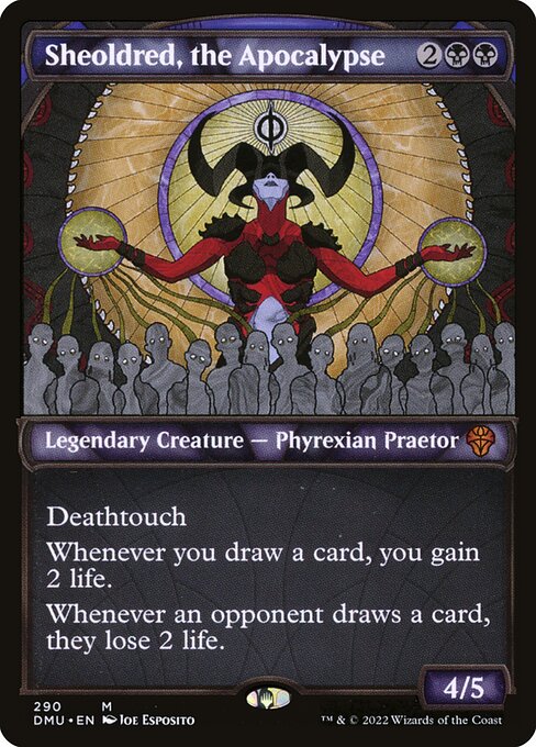 Sheoldred, the Apocalypse (Showcase) (Foil) - Dominaria United
