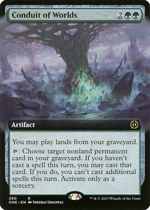 Conduit of Worlds (Extended Art) (Foil) - Phyrexia: All Will Be One