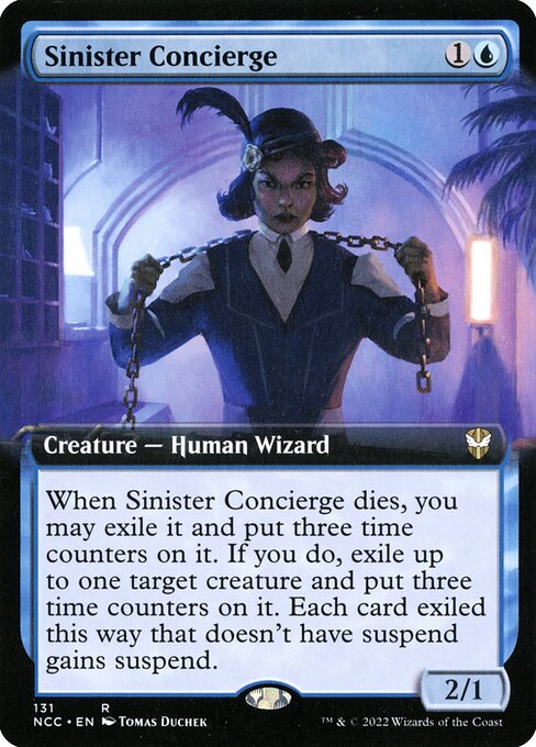 Sinister Concierge (Extended Art) - Commander: Streets of New Capenna
