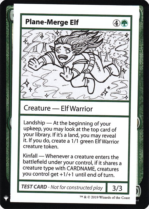 Plane-Merge Elf - Mystery Booster: Convention Edition Exclusives