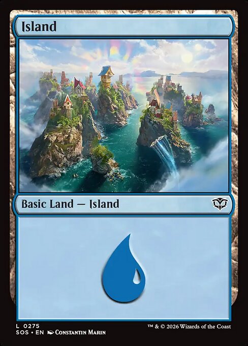 Island (0275) (Foil) - Secrets of Strixhaven