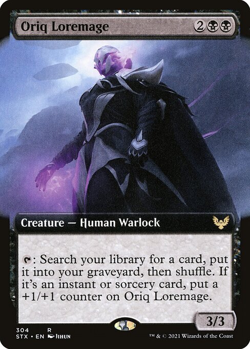 Oriq Loremage (Extended Art) - Strixhaven: School of Mages