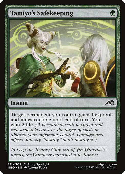 Tamiyo's Safekeeping (Foil) - Kamigawa: Neon Dynasty