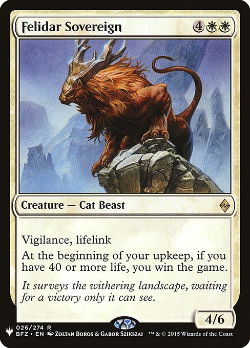 Felidar Sovereign - The List Reprints