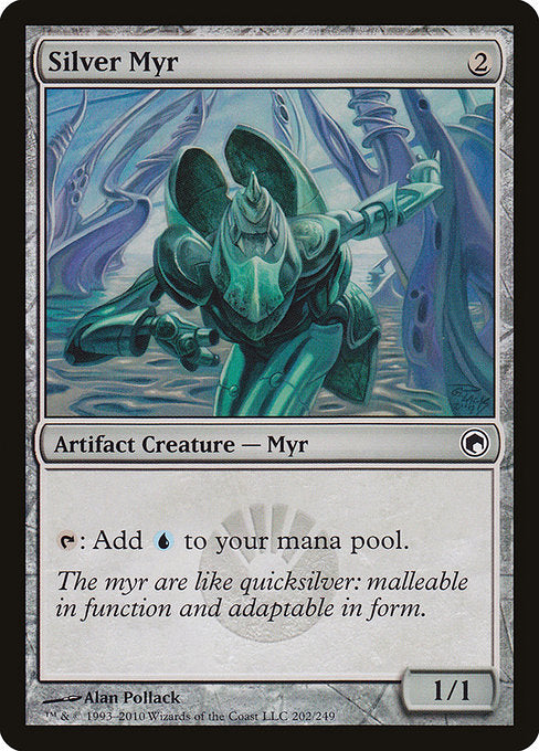 Silver Myr (Foil) - Scars of Mirrodin