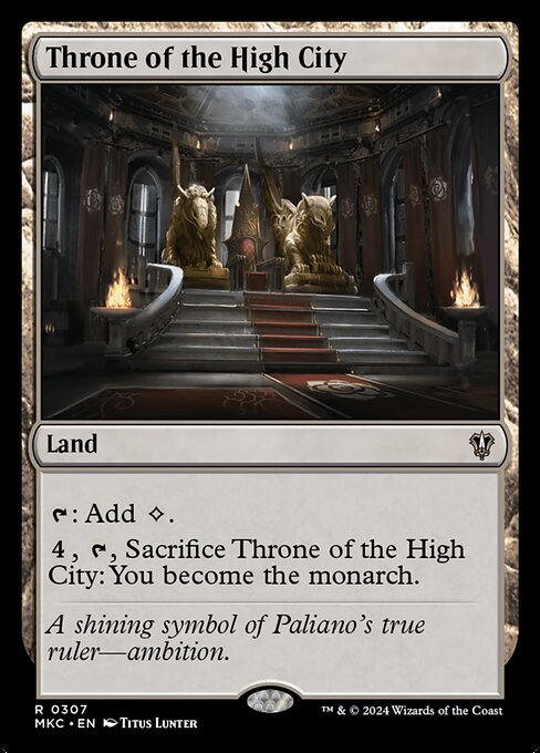 Throne of the High City - Commander: Murders at Karlov Manor