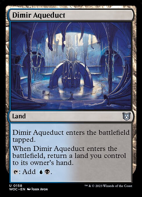 Dimir Aqueduct - Commander: Wilds of Eldraine