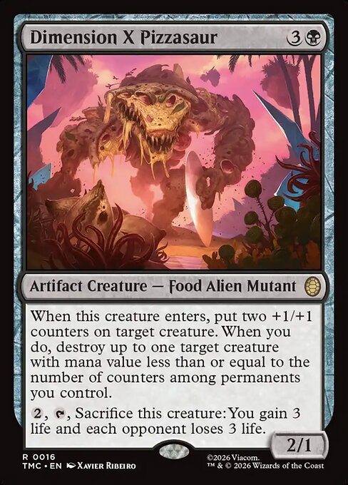 Dimension X Pizzasaur - Commander: Teenage Mutant Ninja Turtles