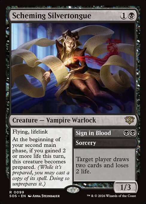 Scheming Silvertongue - Secrets of Strixhaven