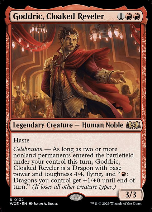 Goddric, Cloaked Reveler (Foil) - Wilds of Eldraine