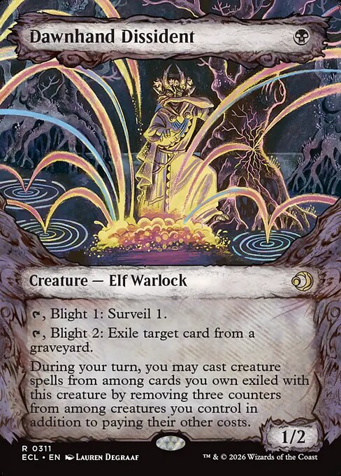 Dawnhand Dissident (Showcase) (Foil) - Lorwyn Eclipsed