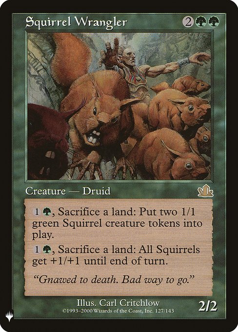 Squirrel Wrangler - The List Reprints