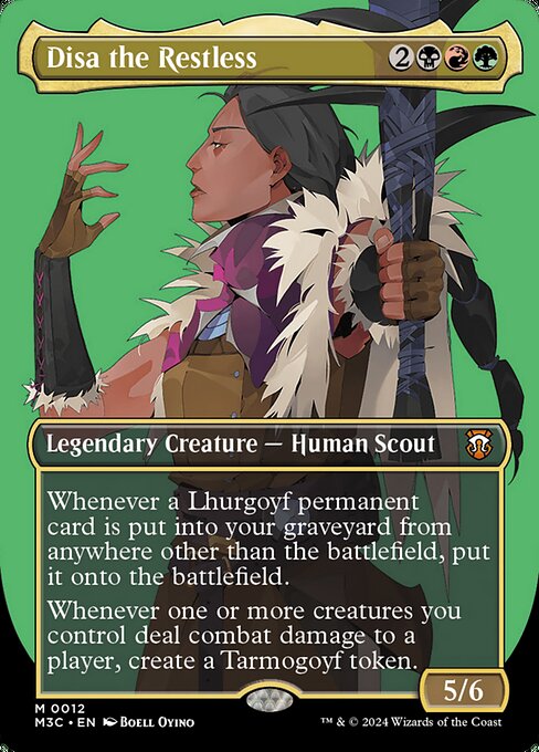 Disa the Restless (Borderless) - Commander: Modern Horizons 3