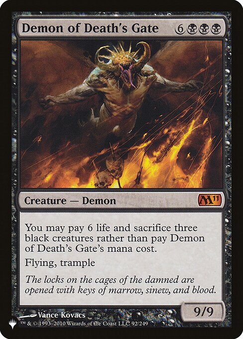 Demon of Death's Gate - The List Reprints