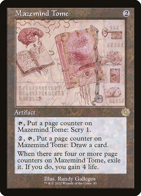 Mazemind Tome (Schematic) - The Brothers' War: Retro Frame Artifacts