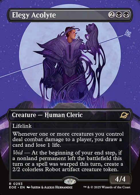 Elegy Acolyte (Borderless) (Foil) - Edge of Eternities