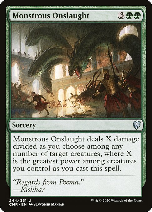 Monstrous Onslaught (Foil) - Commander Legends