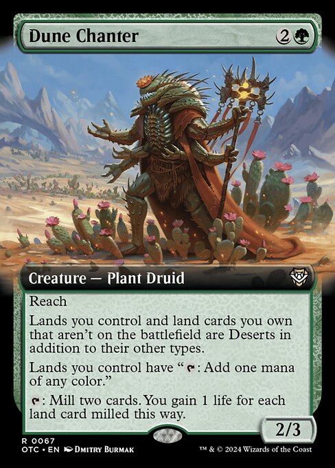 Dune Chanter (Extended Art) - Commander: Outlaws of Thunder Junction
