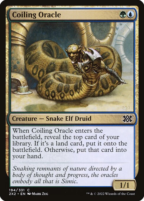 Coiling Oracle (Foil) - Double Masters 2022