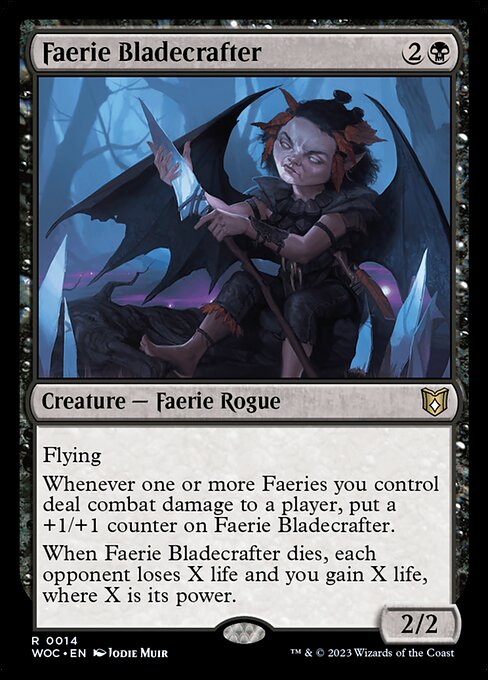 Faerie Bladecrafter - Commander: Wilds of Eldraine